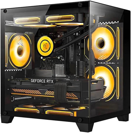 Gaming PC -AMD R5 7600 3.8Ghz ,Radeon RX 7600 8G,32GB DDR5 5600Mhz RAM,1TB M.2 Pcie SSD Desktop, Liquid Cooler, WIFI, RGB Fans, Hdmi,Bluetooth,650W PSU ,Windows 11 Pro