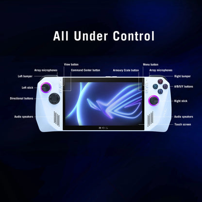ROG Ally 7" 120Hz FHD 1080P Gaming Handheld Touchscreen AMD Ryzen Z1 Extreme 16GB RAM 512GB White