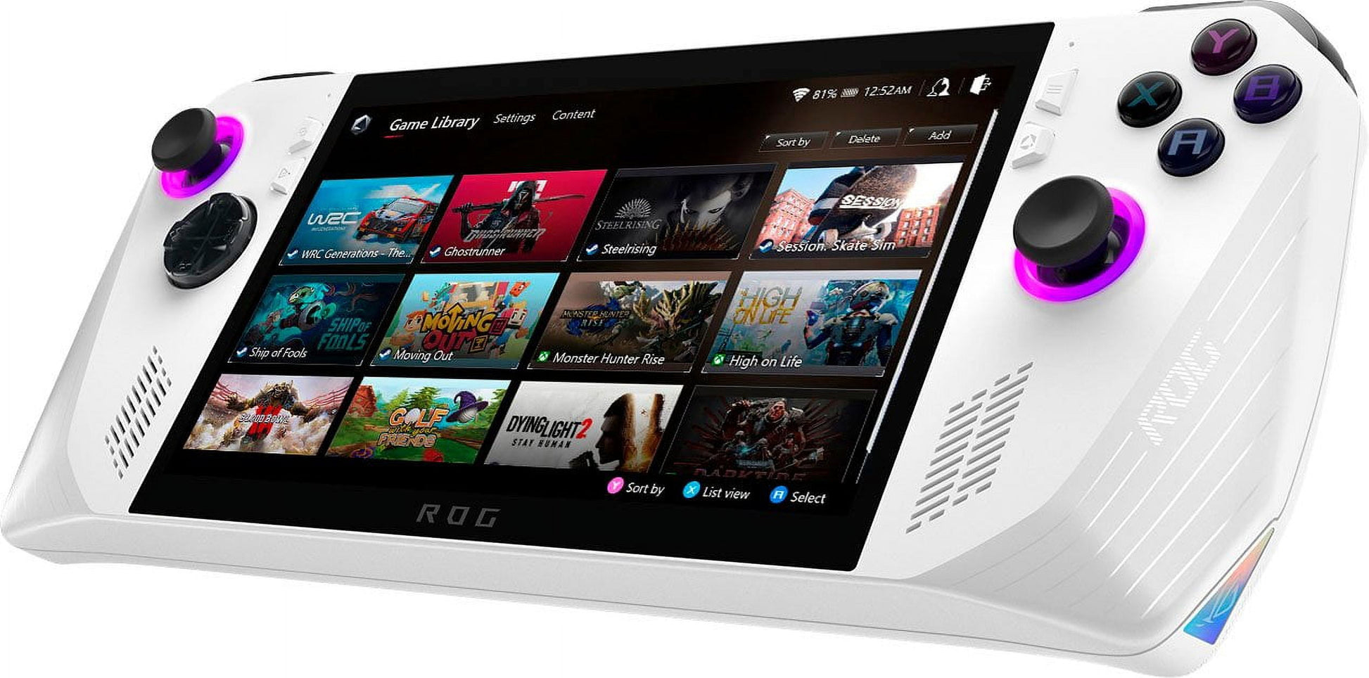 ROG Ally 512GB Gaming Handheld 7-Inch Touchscreen 120Hz FHD 1080P AMD Ryzen Z1 Extreme Processor, Mytrix Hub, Screen Protector, 3 Accessories: 4 in 1 Bundle