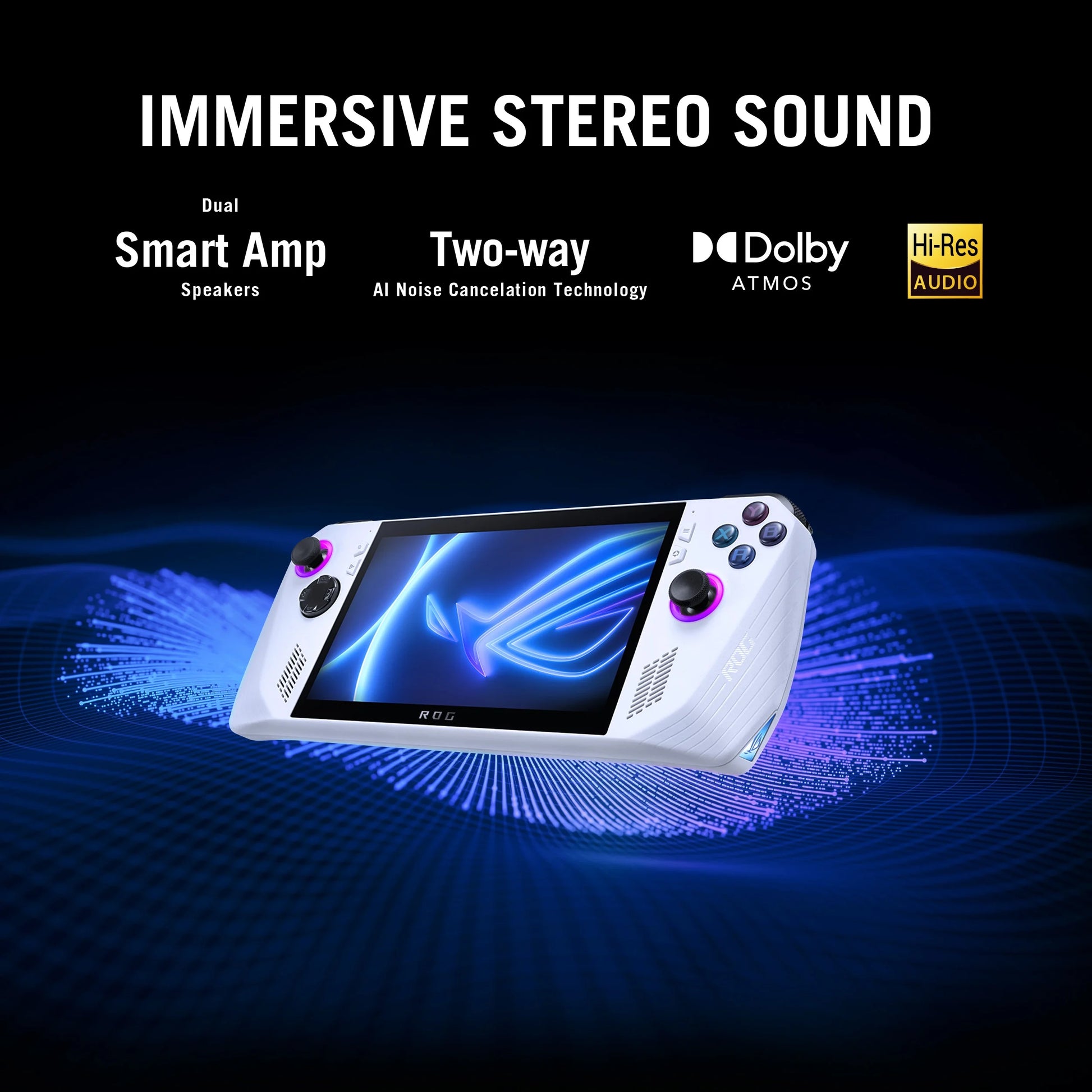 ROG Ally 7" 120Hz FHD 1080P Gaming Handheld Touchscreen AMD Ryzen Z1 Extreme 16GB RAM 512GB White
